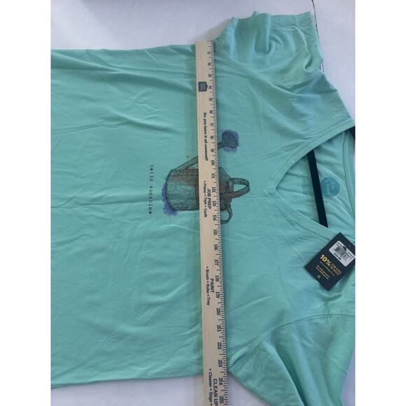 NWT Life is Good Womens XXL Hello Sunshine Watering Can Vneck Tshirt Top #5821 - Picture 10 of 12